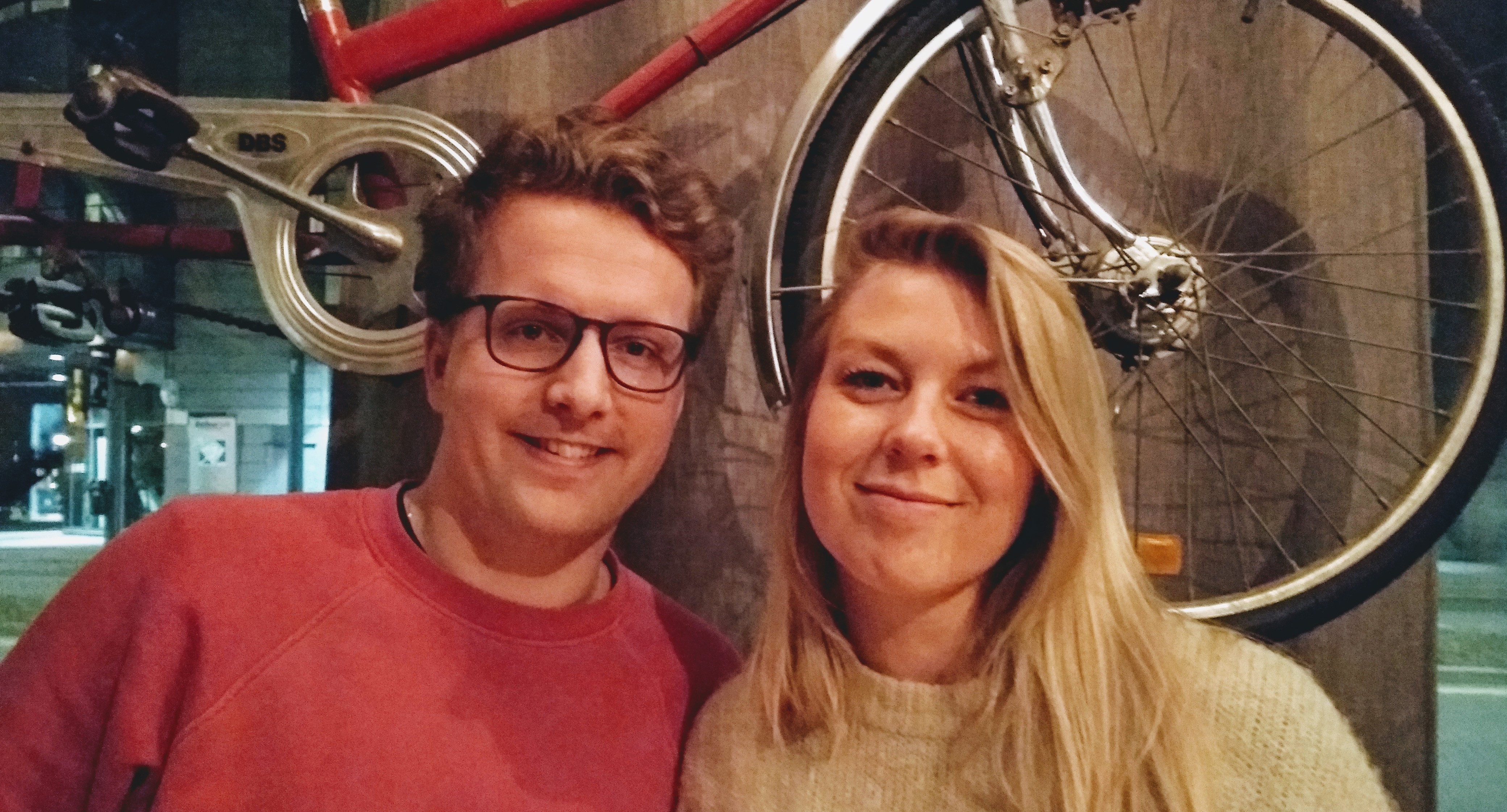 Bilde av listetoppene Geir Storli Jensen og Julie Mørch
